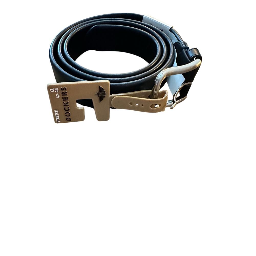 Dockers Men’s casual belt with comfort stretch black XL